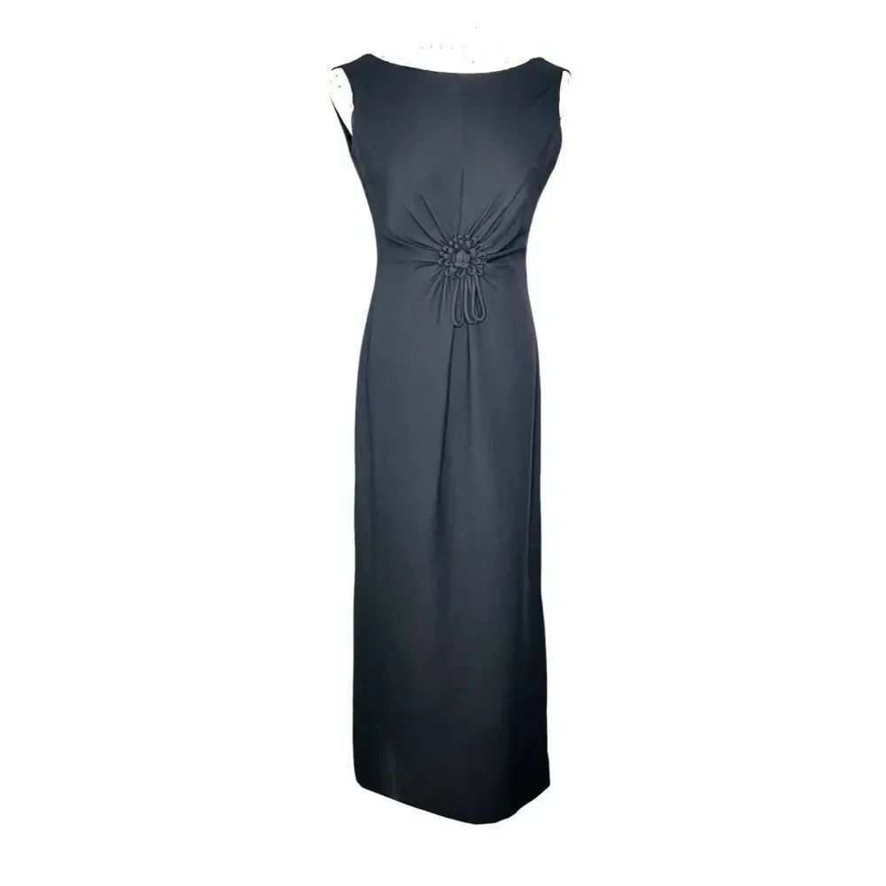 Stephen O’Grady Vintage 60’s Gown Dress Black Sleeveless S